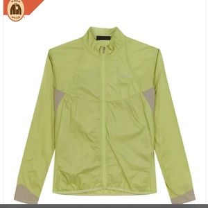 Patagonia Women's Colorblock Nine Trails Jacket Size Medium In Meadow Green